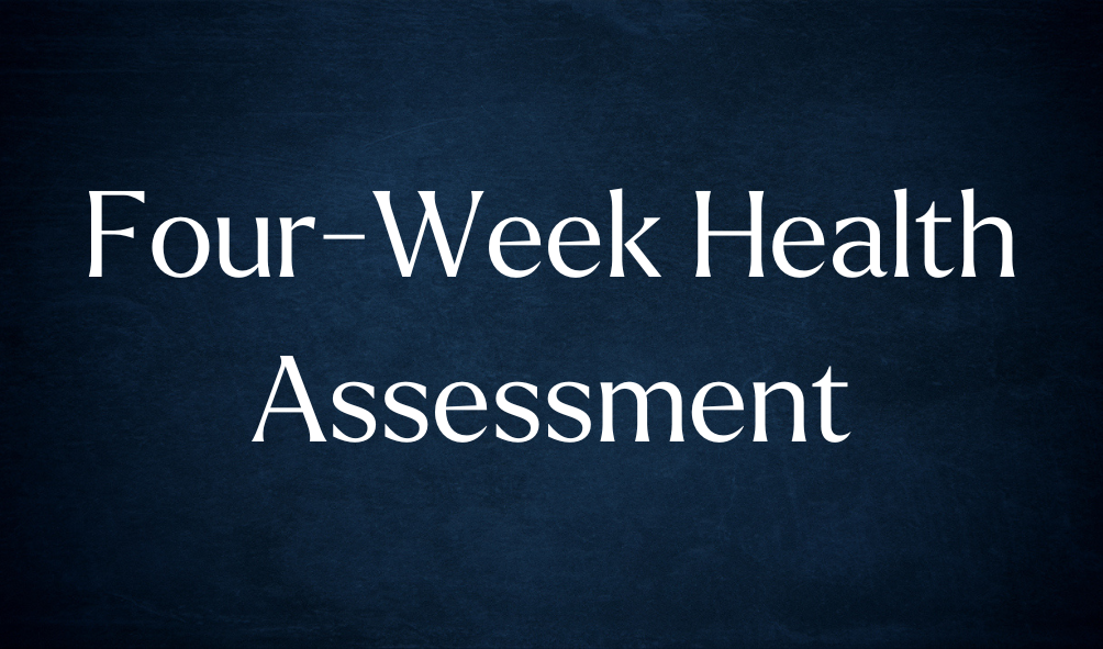 Four-Week Health Assessment, Autonomy Health